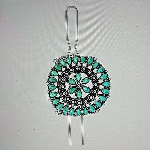 Turquoise Hairstyling Pin - Picture 5 of 8